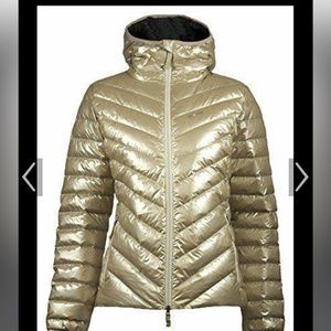 Women's Gold Puffer Jacket